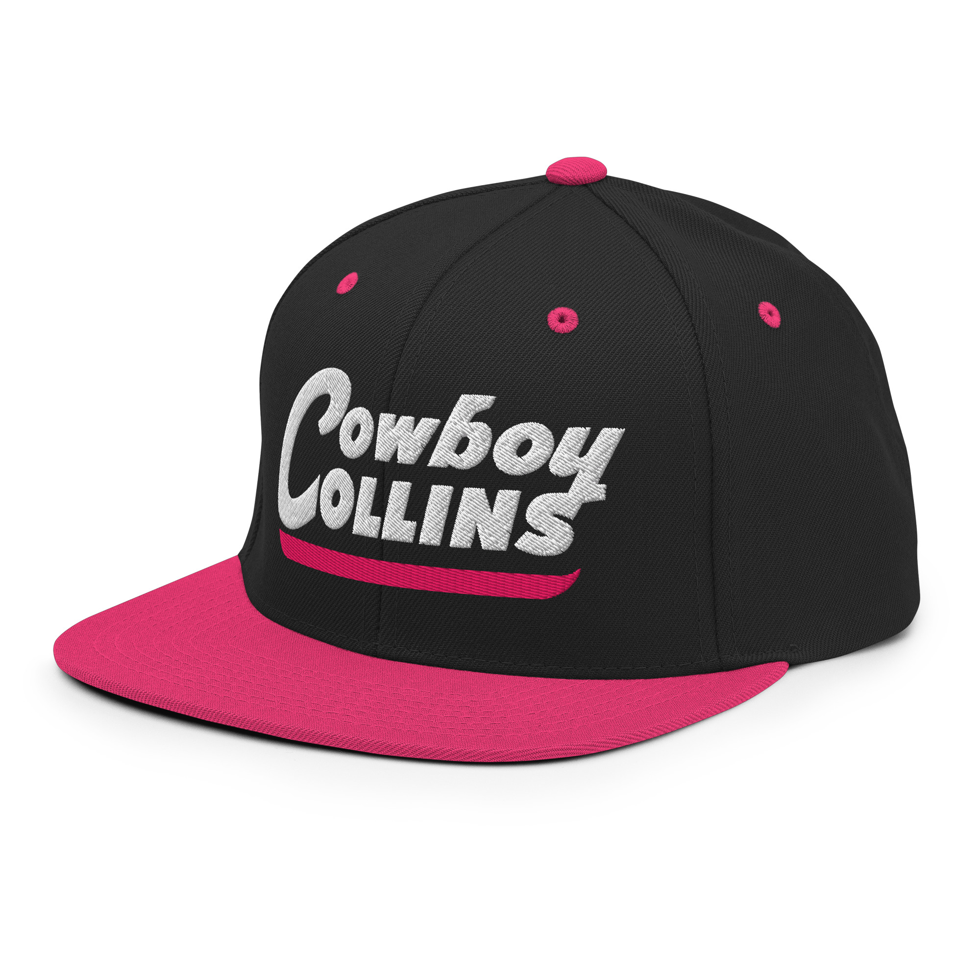 The Sean Collins Signature Snapback Cap - Black & Pink